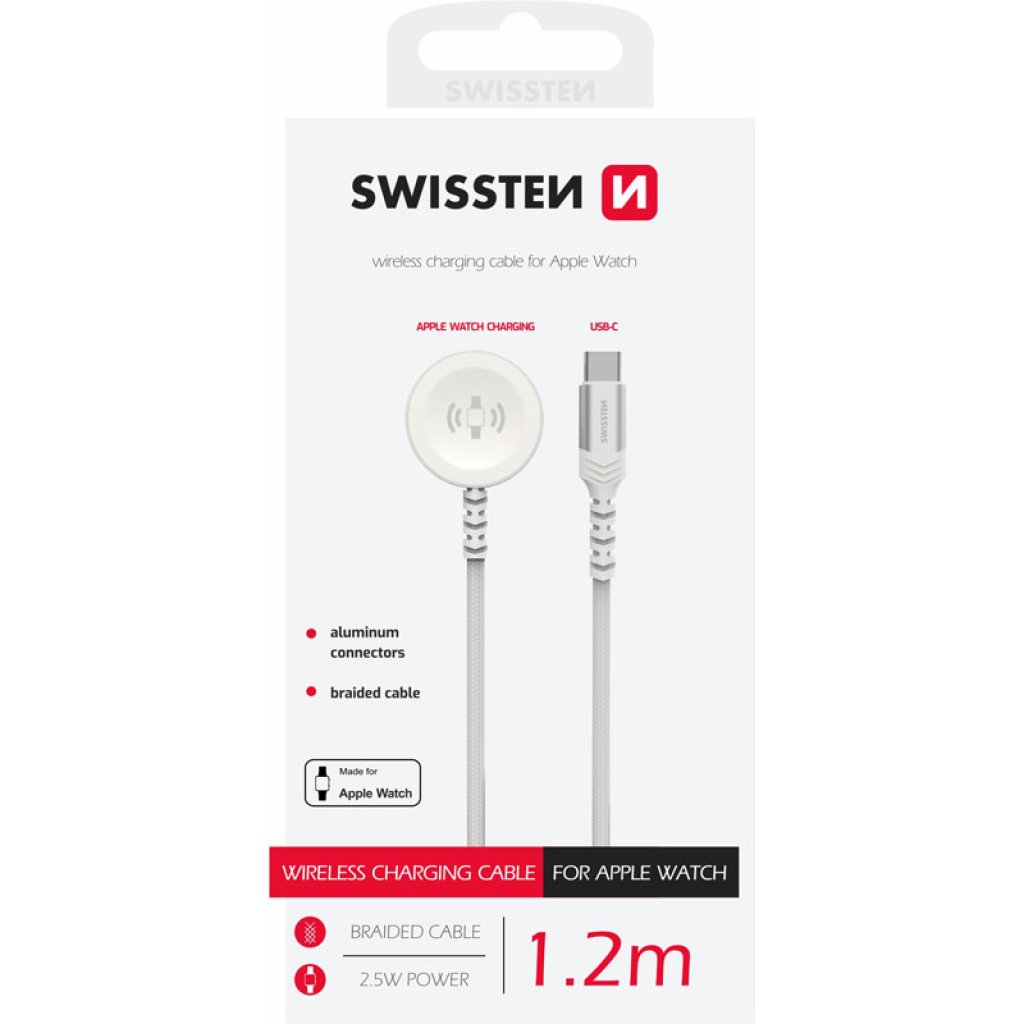 Swissten Magnetic Wireless Charger For Apple Watch Swissten Magnetic Wireless Charger For Apple Watch