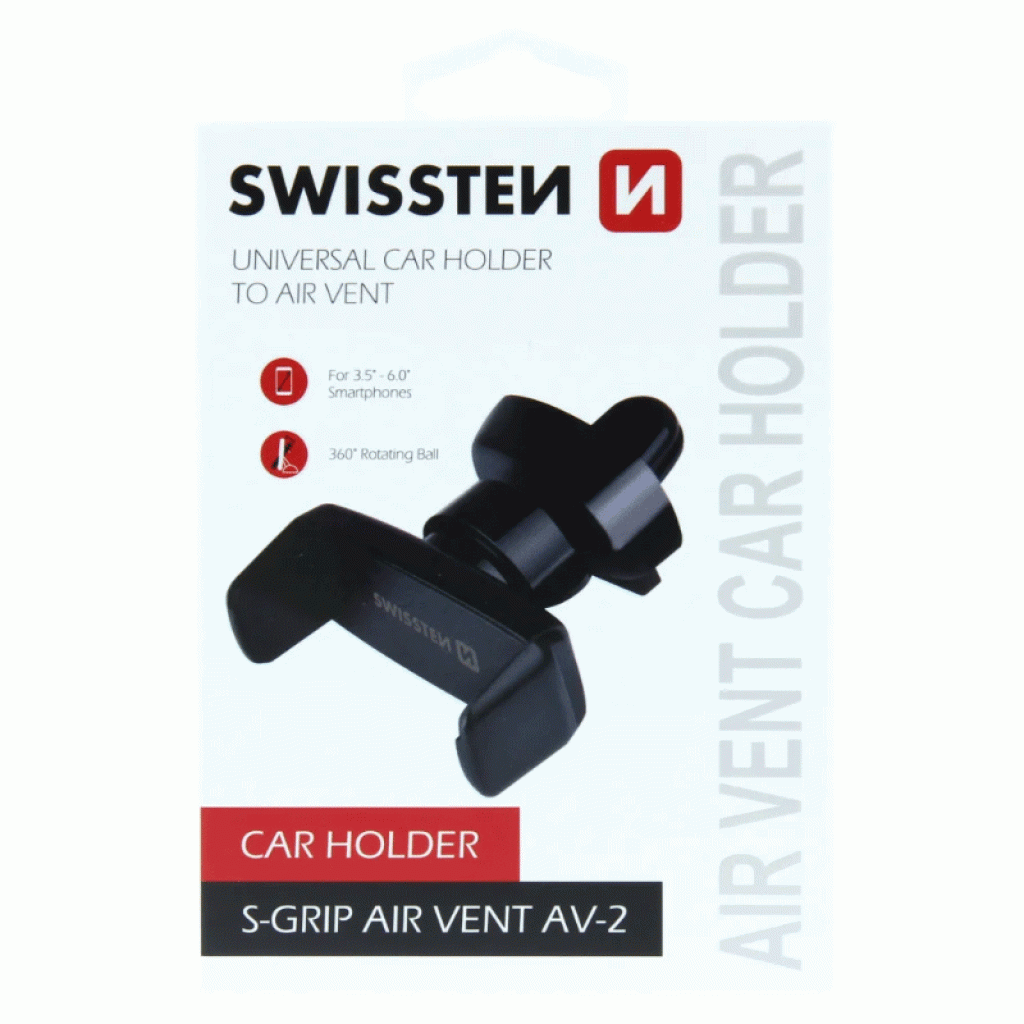 Swissten Car Holder To Air-Vent Swissten S-Grip Av Swissten Car Holder To Air-Vent Swissten S-Grip Av