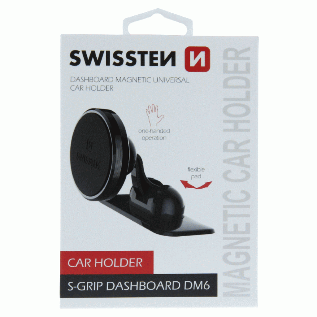 Swissten Magnetic Car Holder S-Grip Dashboard Dm6 Swissten Magnetic Car Holder S-Grip Dashboard Dm6