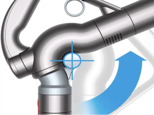 360-degree rotating tube on the Dyson Cinetic Big Ball Absolute 2