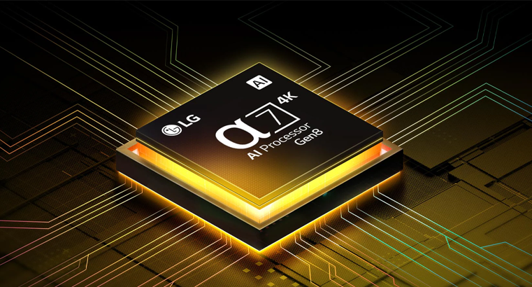 LG 43UA75006LA Alpha 7 Gen8 processor