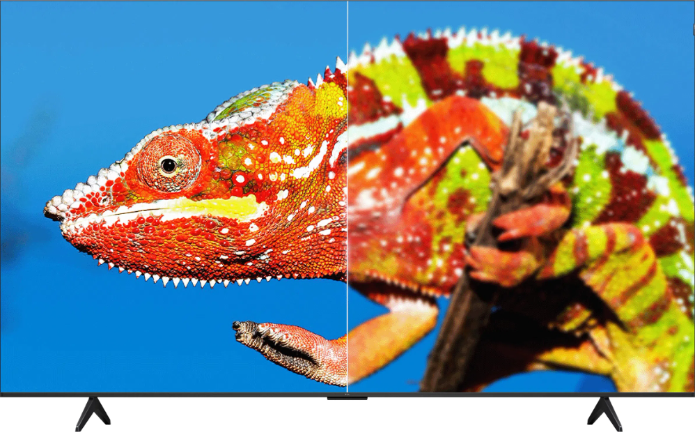 TCL Ai Clarity upscaling