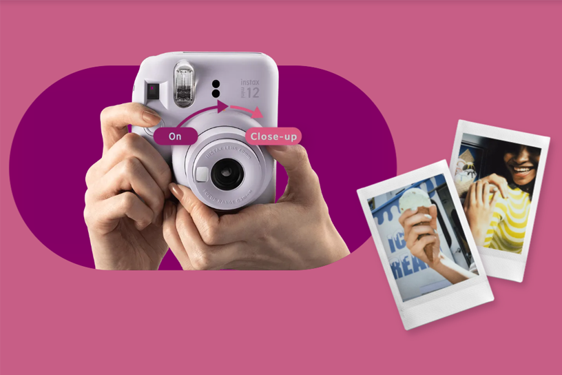 Instax Mini 12 close-up mode