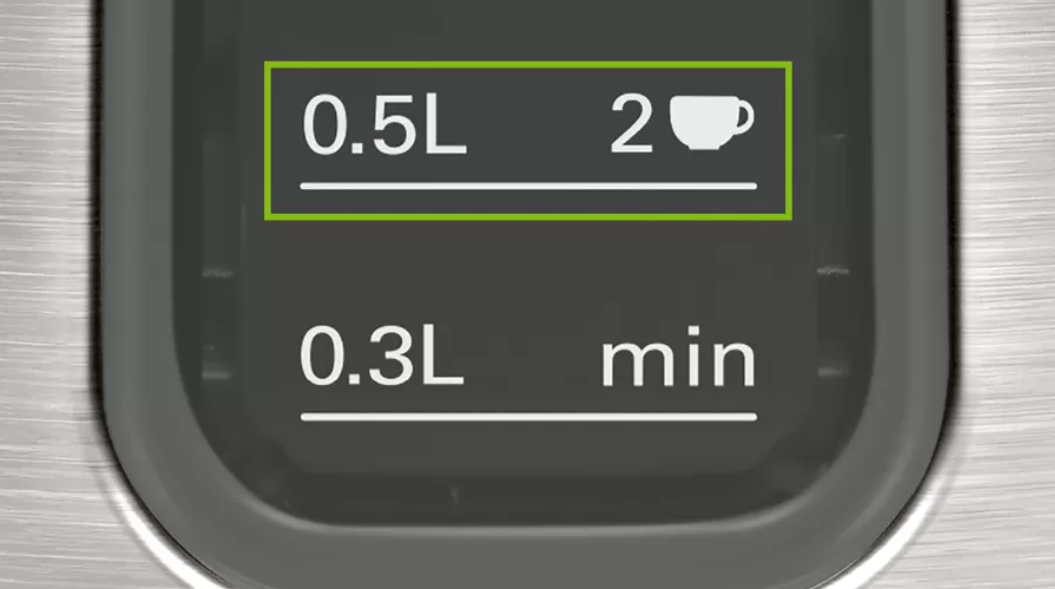 Bosch TWK6M480-BF cup indicator