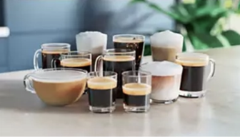  Enjoy 12 hot and iced drinks with ease.