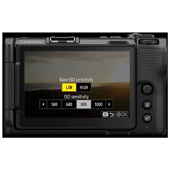 Nikon ZR dual base ISO 800 6400