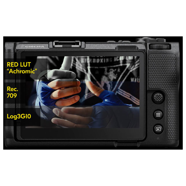 Nikon ZR custom LUT support real-time preview