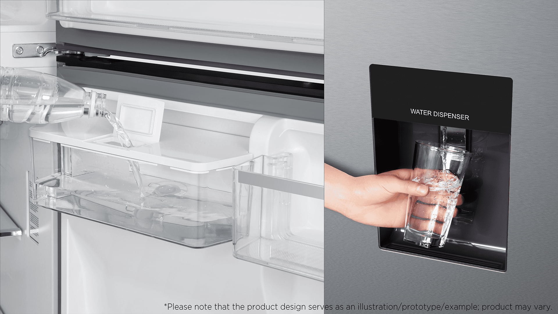 TCL RP536TXE1 water dispenser