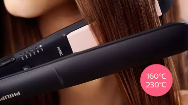 Temperature range from 160°C up to 230°C