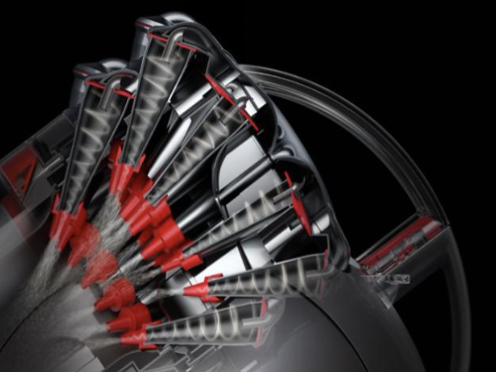 Dyson Cinetic cyclone technology diagram