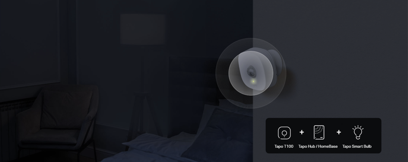 Tapo T100 controlling lights with motion