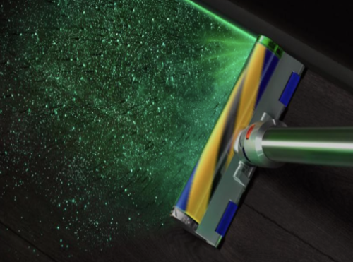 Dyson illumination reveals invisible dust