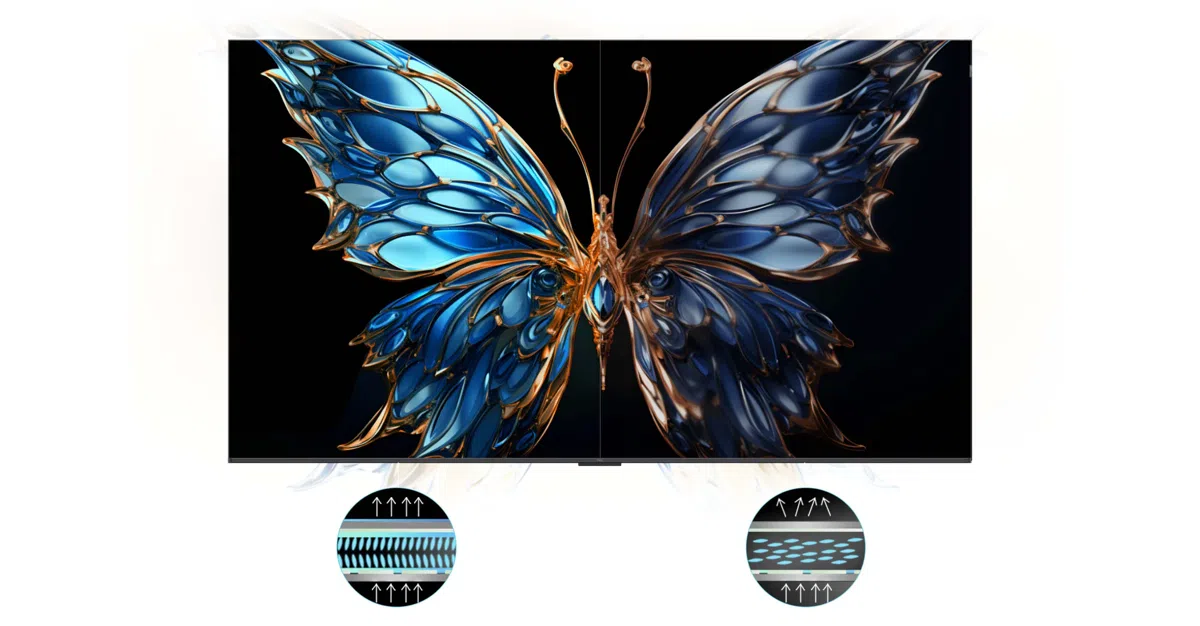 HVA panel technology - TCL 43P7K