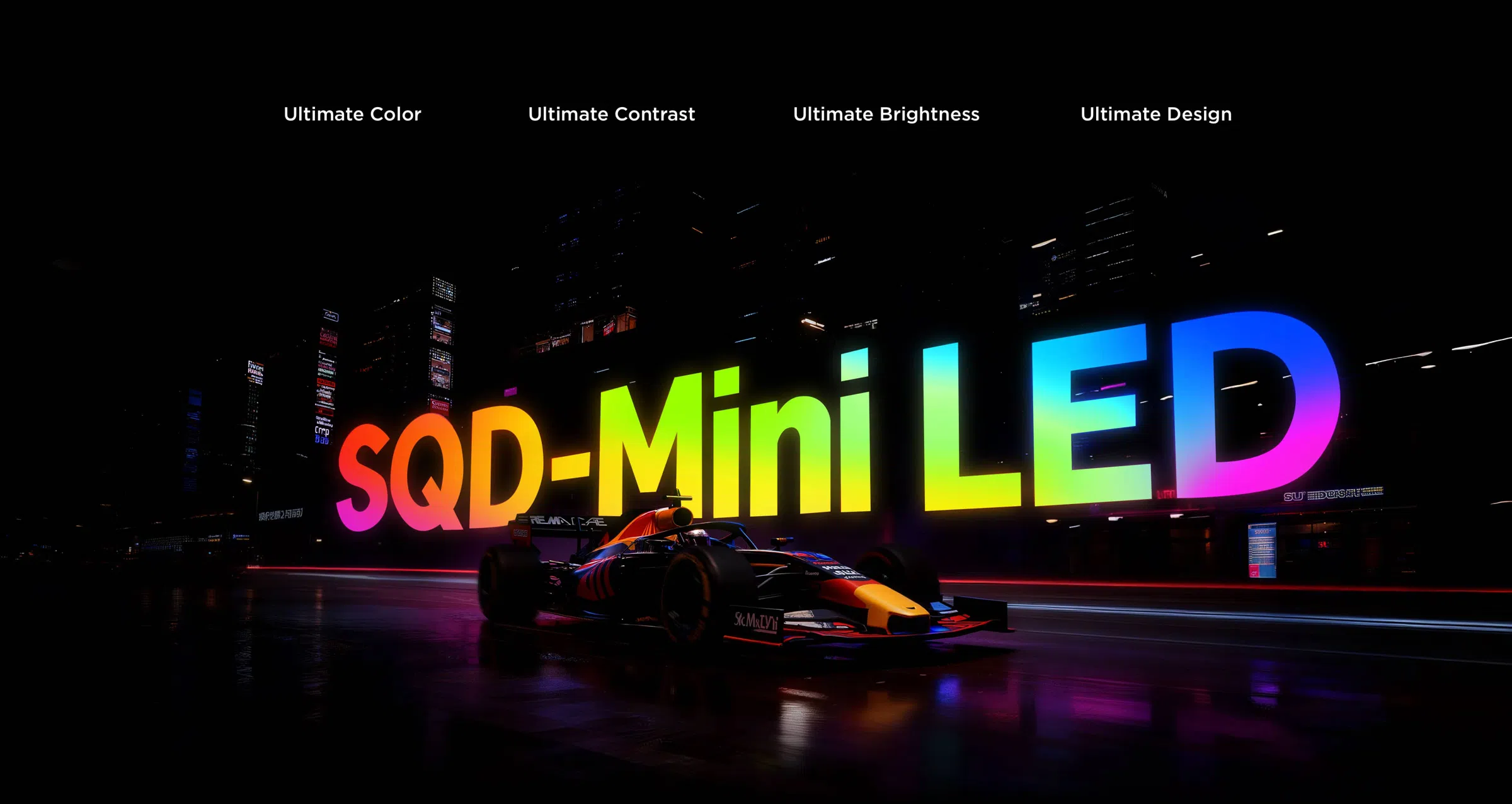 TCL 65C7L SQD-Mini LED display technology