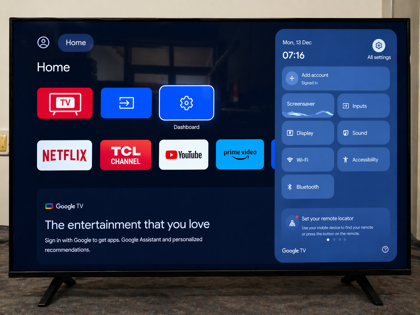 Πίνακας ελέγχου / Dashboard
