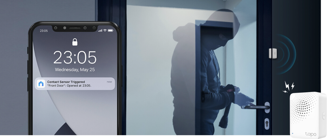 Tapo T110 instant push notifications