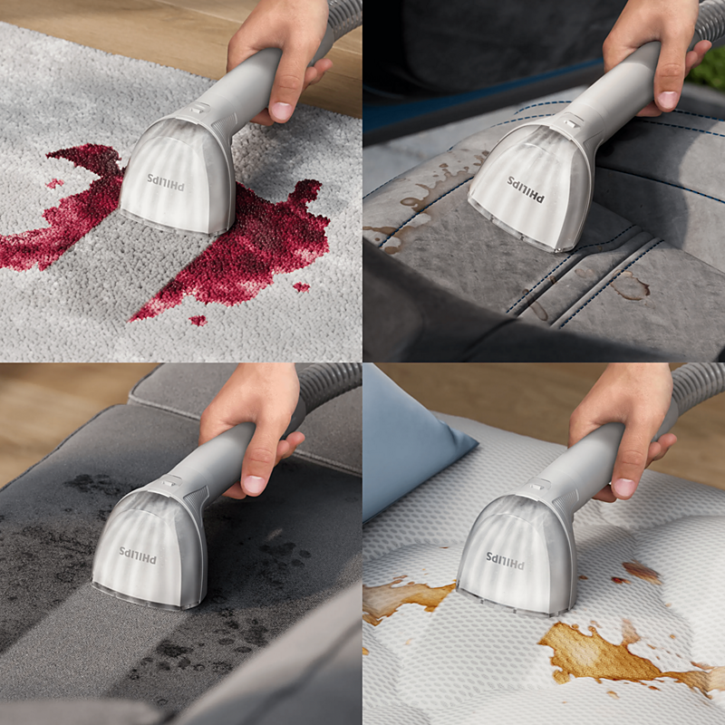 Philips XW3193/11 nozzle cleaning stains on different surfaces