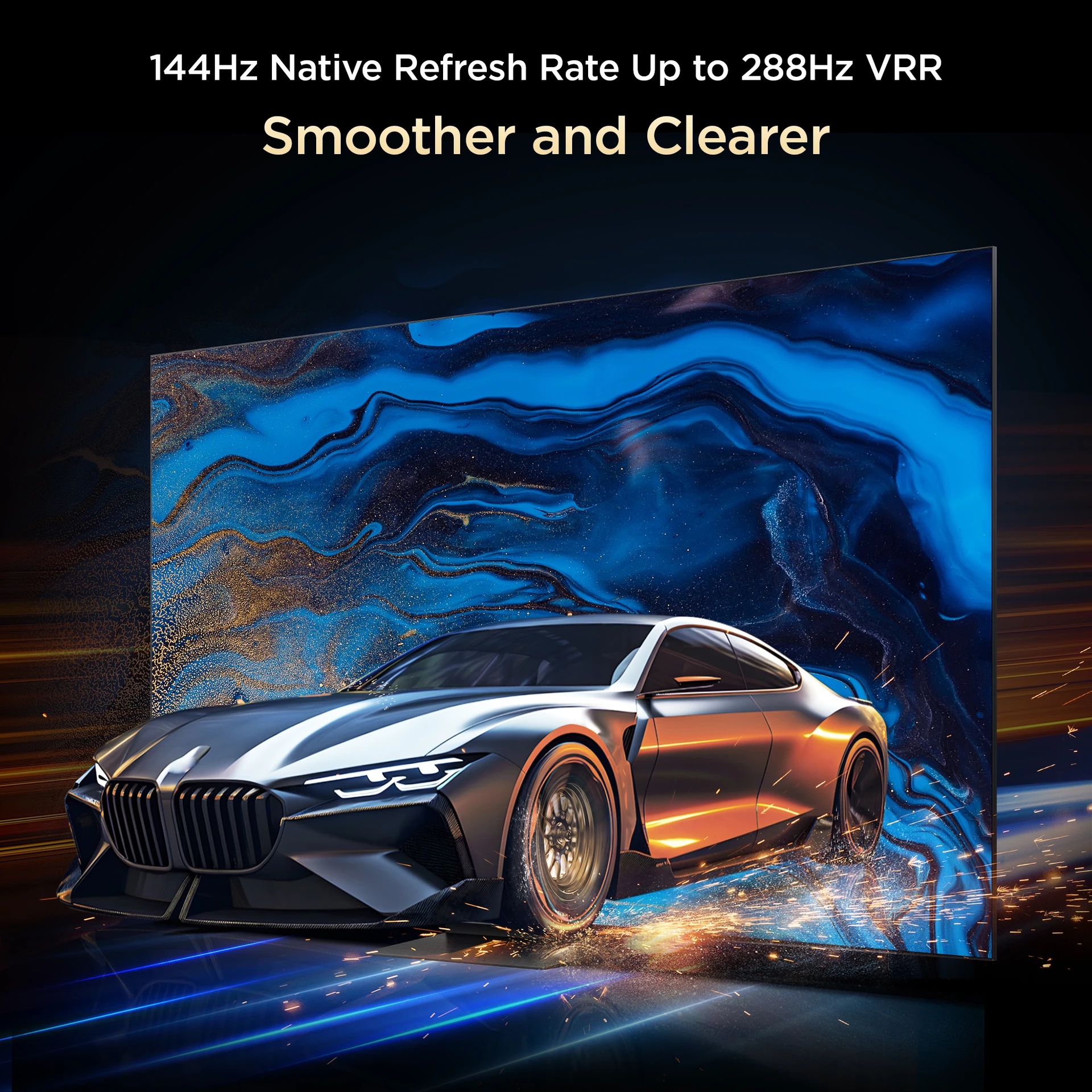 TCL 75C8K 144Hz gaming with VRR Game Accelerator