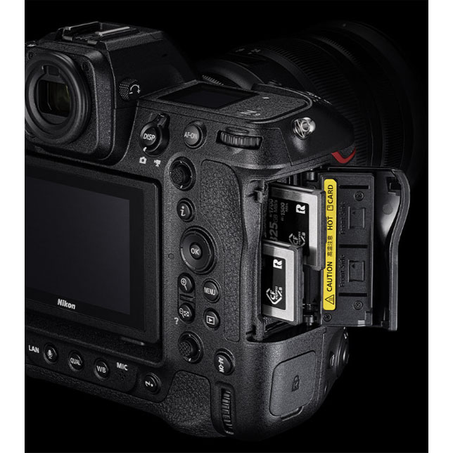 The fastest write speeds. Dual CFexpress Type B.