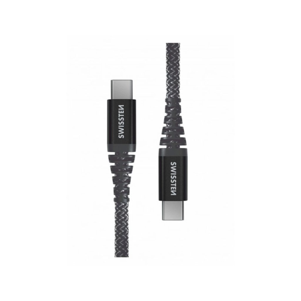 Swissten Data Cable Kevlar Usb-C / Usb-C 1.5 M