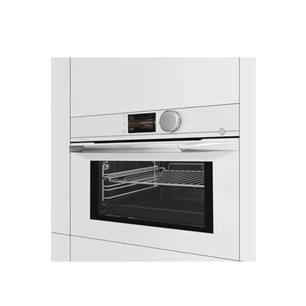 De Dietrich DKC4756W enamelled cavity removable turntable