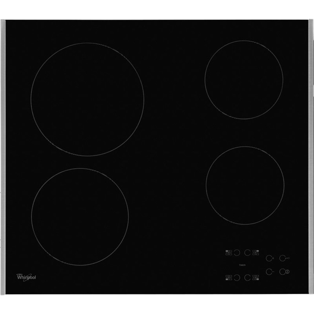 Whirlpool AKT8090LX easy-clean ceramic glass surface