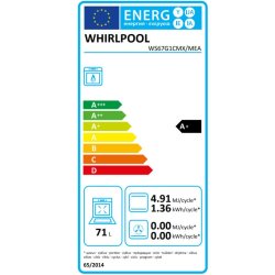 Whirlpool WS67G1CMX/EA