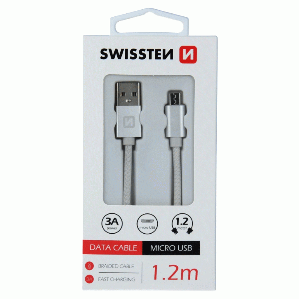 Swissten Cable Usb / Micro Usb 1.2 M Swissten Cable Usb / Micro Usb 1.2 M